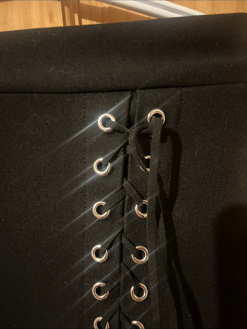 JLY Lace-Up Pencil Skirt - Women